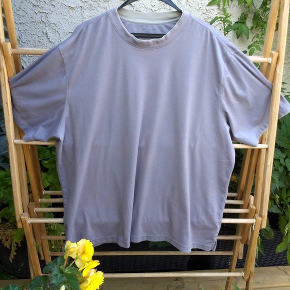 mauve short sleeve athletic sportwear tshirt - Picture 1 of 8